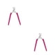 thumbnail image 3 of Seitruly Manicura Nail Cuticle Nipper Tijeras Dead Skin Remover Clippers Tool Mango de silicona Multifuncional Acero inoxidable Rose Rosa roja 2Conjunto, 3 of 6