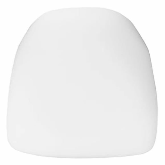 Flash Furniture Hard Fabric Chiavari Chair Cushion - White