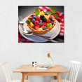 thumbnail image 2 of Orinice Fruit Poster Canvas Pictures Wall Art Decor Prints Printing For Living room/Home/Office With Framed 20x16inch 20x16in, 2 of 3