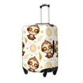thumbnail image 2 of Easygdp Sloth Yoga Double-Sided Printed Elastic Suitcase Protective Cover,Invisible Zipper, Business Trip Luggage Cases,Washable And Resistant To Falling -X-Large, 2 of 9
