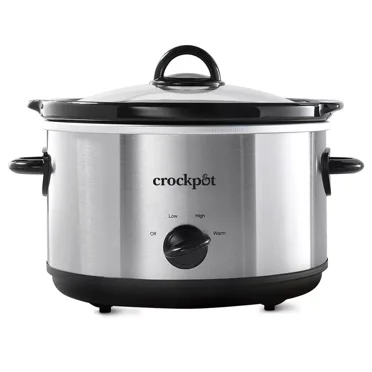 4.5qt Slow Cooker - Silver
