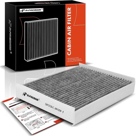 A-Premium Cabin Air Filter with Activated Carbon Compatible with Ford & Lincoln Models - F-150 (15-22), F-250 F-350 F-450 Super Duty (17-22), F-550 Super Duty, Expedition (18-22), Navigator (18-23)