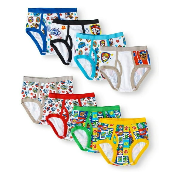 Nickelodeon Paw Patrol 8 PC Briefs Underwear Boy Size 6