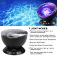 thumbnail image 5 of Deago LED Night Light Projector Lamp Ocean Wave Star Light with Timer 7 Lighting Modes for Bedroom Living Room Decor (Black), 5 of 10