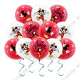 thumbnail image 2 of Globos de látex de 12 pulgadas de Disney Mickey Mouse, 10 o 20 unidades, adorables suministros para fiestas de cumpleaños, decoraciones para niños, 2 of 4