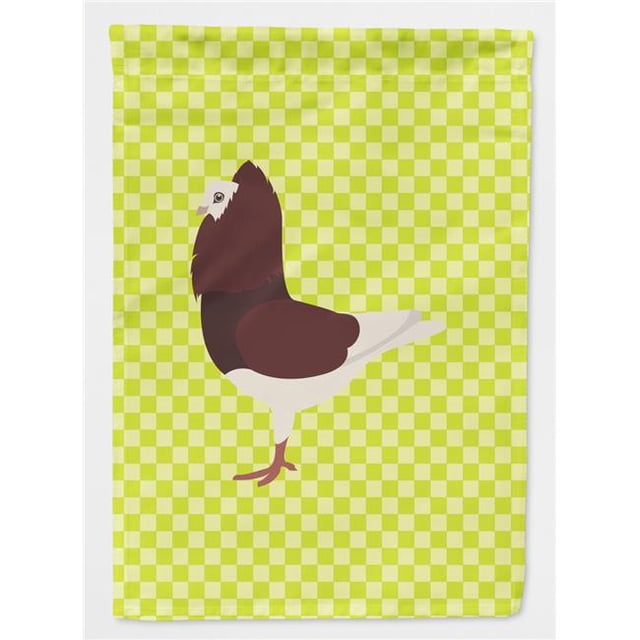 Carolines Treasures BB7774CHF Capuchin Pigeon Rouge Drapeau Vert Toile Maison
