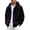 Purple, variant on Bxsruta Mens Windbreaker Lightweight Hooded Full Zip Athletic Jacket Casual Outdoor Coat