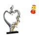 thumbnail image 1 of Estatua de pareja,Figura de pareja besándose,regalo de boda moderno,Estatua de pareja besándose en el aniversario de San Valentín,Estatua de serpiente china,Estatua de serpiente para el Año, 1 of 8
