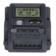 thumbnail image 2 of Controlador de carga solar USB dual con pantalla LCD ABS, controlador de carga PWM, control de luz, 12 V, 24 V, 20 A, 260 W, 520 W., 2 of 14