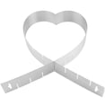 thumbnail image 4 of Adjustable Cake Ring Heart-shaped Cake Circle Stainless Steel Cake Model Baking Tool, 4 of 7