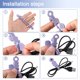 thumbnail image 4 of Uxcell 12Pack de Correas de Cable de Silicona de 4.7 Pulgadas, Organizadores Reutilizables de Cable, Morado, 4 of 7