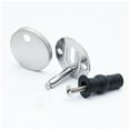 thumbnail image 2 of Wosthever 2 accesorios de asiento de inodoro plateados fuertes y duraderos Asiento de inodoro de rendimiento duradero Bisagras de asiento de Accesorios de baño plata, 1 diámetro 60 mm, 2 of 6