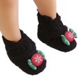 thumbnail image 1 of Cartoon Shoes for Babies Warm Soft Sole First Booties Winter Boots,Color:Black,6, 1 of 8