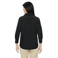 thumbnail image 3 of M610W Harriton Ladies' Paradise 3/4-Sleeve Performance Shirt Black L, 3 of 3