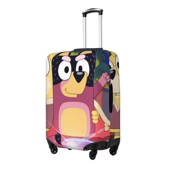 Netaao Bluey Printed Luggage Cover Durable Travel Accessories Suitcase Protector Fits 18-32 Inch Luggage(Excluding luggage)-Small