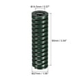 thumbnail image 2 of 3D Impresora Troquel Resorte, 1uds 27mm OD 90mm Largo Espiral Estampado Compresión Molde Troquel Resortes para 3D Impresora Eléctrica Pieza, Verde, 2 of 6