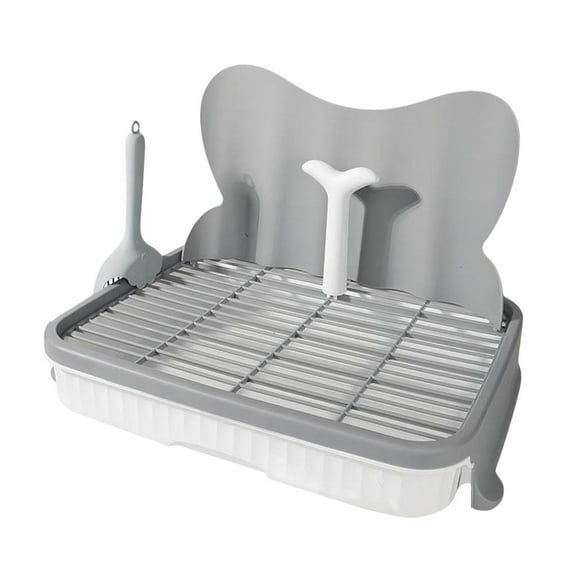 Pet Potty Dog Toilet Urine Pad Holder Leakproof with High Splash Guard for Indoor Puppy Training Small Dogs