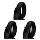 thumbnail image 4 of Cinturón de negocios para hombre Qarigey negro con hebilla automática 110-130 CM, 4 of 6