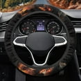 thumbnail image 6 of Renewold Wolf Flame Red Car Steering Wheel Cover 15 Inch Universal Breathable Soft Anti-Slip Auto Accessories Steering Wheel Protector Fit for Most Vehicles, 6 of 7