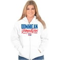 thumbnail image 4 of Dominican Domination Proud Loud DR Zip Up Hoodie Men's Women's Brisco Brands L, 4 of 5