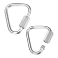 thumbnail image 1 of Conector de enlace de cadena rápido de 2 paquetes, M4 5/32" 316 Acero inoxidable Triángulo de bloqueo, 1 of 1