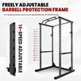 thumbnail image 5 of Multifunctional Squat Rack, 1.8mm Thickened Steel Pipe, 1200LB Load-bearing, 14-Level Adjustment, Power Cage, Power Rack, Squat Rack - Used in Home Gyms, Commercial Gyms, Fitness Clubs, 5 of 5