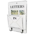 thumbnail image 3 of Cergrey Wood Mail Box Letter Rack Key Holder Wall Storage Creative Home Decoration with Hook Hanger, Letter Holder, Letter Holders, 3 of 4