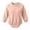 Pink, variant on QIbmong Newborn Infants Cotton Romper Long Sleeve Crew Neck Soft Outwear Bodysuit Casual Pull on Snap Button Fall Winter Clothes(12-18 Months,Yellow)