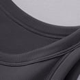 thumbnail image 5 of VV AVEORS Camisole Tops For Women Built In Bra Summer Trendy Casual Padded Tanks Ribbed Basic Shelf Bra Tank Tops Workout Yoga Shirts Dark Gray M, 5 of 5
