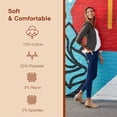 thumbnail image 4 of Leggings-Jeggings No sense Classic para mujer de mezclilla oscura, 4 of 6