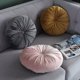 thumbnail image 1 of Plush Pillow Velvet Pleated Round Solid Color Throw Cushion for Living Room Sofa Office Back Chair Car Home Soft Cushions heqiyong toy, 1 of 2