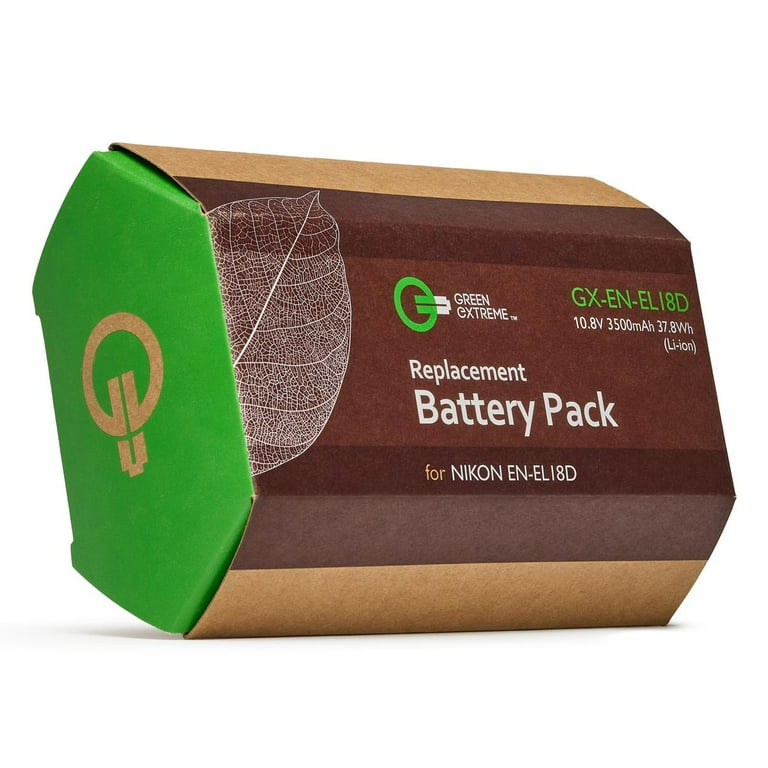 Green Extreme EN-EL18d 10.8V 3350mAh Lithium-Ion Battery Pack for