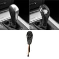 thumbnail image 1 of LED Gear Shift Knob, Thumb Type Shifter Lever Head with LED Light Indicator and One Click Start Button, for Left Hand Drive, 1 of 7