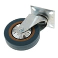 thumbnail image 4 of Rueda Giratoria de 4 Pulgadas Para Muebles de Goma Gris Sunnimix Ruedas de alta resistencia, 4 of 7