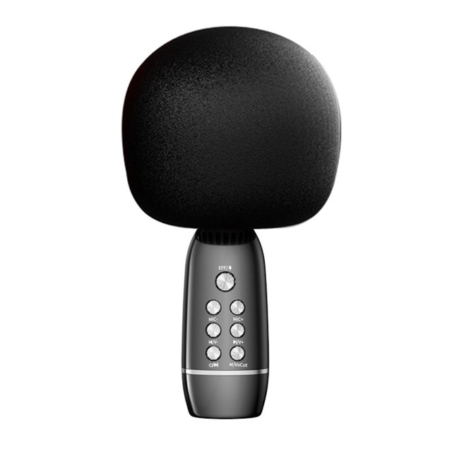 Micrófono De Cabeza De Hongo Portátil Con Altavoz Micrófono De Karaoke Inalámbrico Bluetooth Máquina De Karaoke Batería Incorporada De 1500 Mah Compatible Para Android Y Iphone Guardurnaity EL017224-01