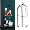 thumbnail image 2 of Iron Desk Organizer Cake Cupcakes Serving Countertop Makeups Display drawer basket Rack Black_L, 2 of 9