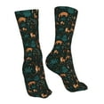 thumbnail image 7 of Cauagu Deers In The Forest Pattern Fun Novelty Crew Socks,Casual Athletic Socks Neutral Socks Cozy Crew Socks Christmas Gift, 7 of 7