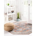 thumbnail image 3 of Rugs.com Lola Collection Rug – 4 Ft Octagon Brick Red Medium Rug Perfect For Living Rooms, Kitchens, Entryways, 3 of 9