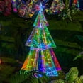 thumbnail image 5 of JWshufel Christmas Tree Decorations with Twinkling Lights for Indoor or Outdoor Festive Scenes Suit for Holiday Parties and Seasonal Home Decor 14.6x8.3x3.9in Multicolor, 5 of 5