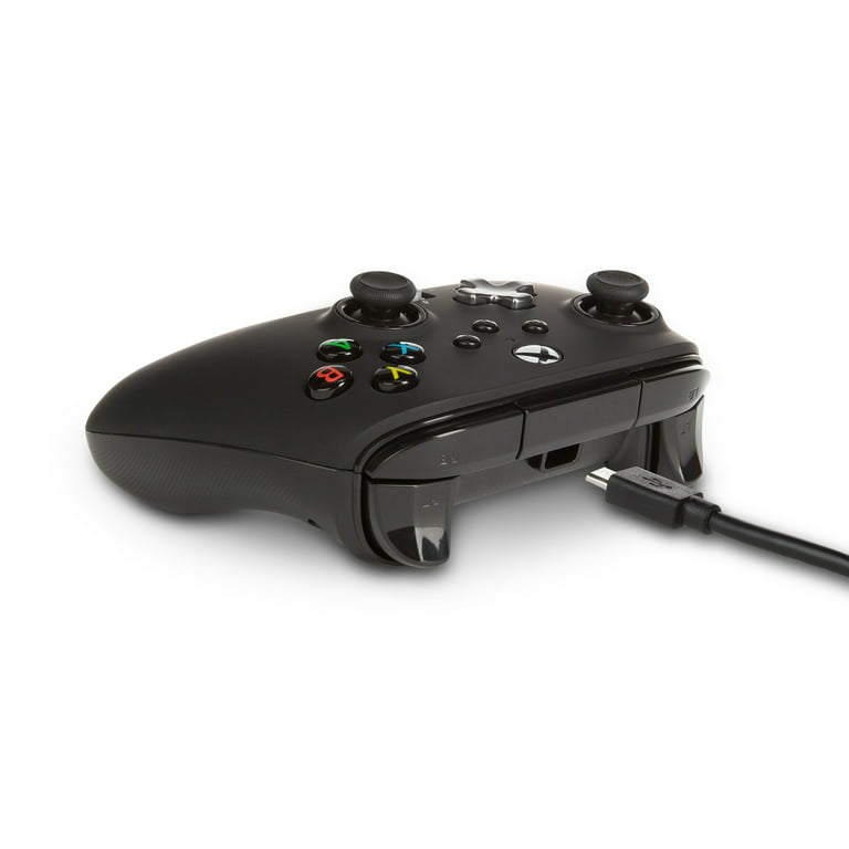 PowerA Wired Officially Licensed Controller For Xbox One, S, Xbox One X &  Windows 10 - Black