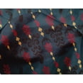 thumbnail image 4 of oneOone Silk Tabby Fabric Stripe & Paisley Ikat Decor Fabric Printed BTY 42 Inch Wide, 4 of 4