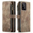 thumbnail image 1 of KAIYANG Funda de teléfono de PU con diseño compatible con Samsung Galaxy A53 5G, a prueba de golpes, con bolsillo con cremallera, estilo billetera, color marrón, Samsung Galaxy A53 5G, 1 of 5
