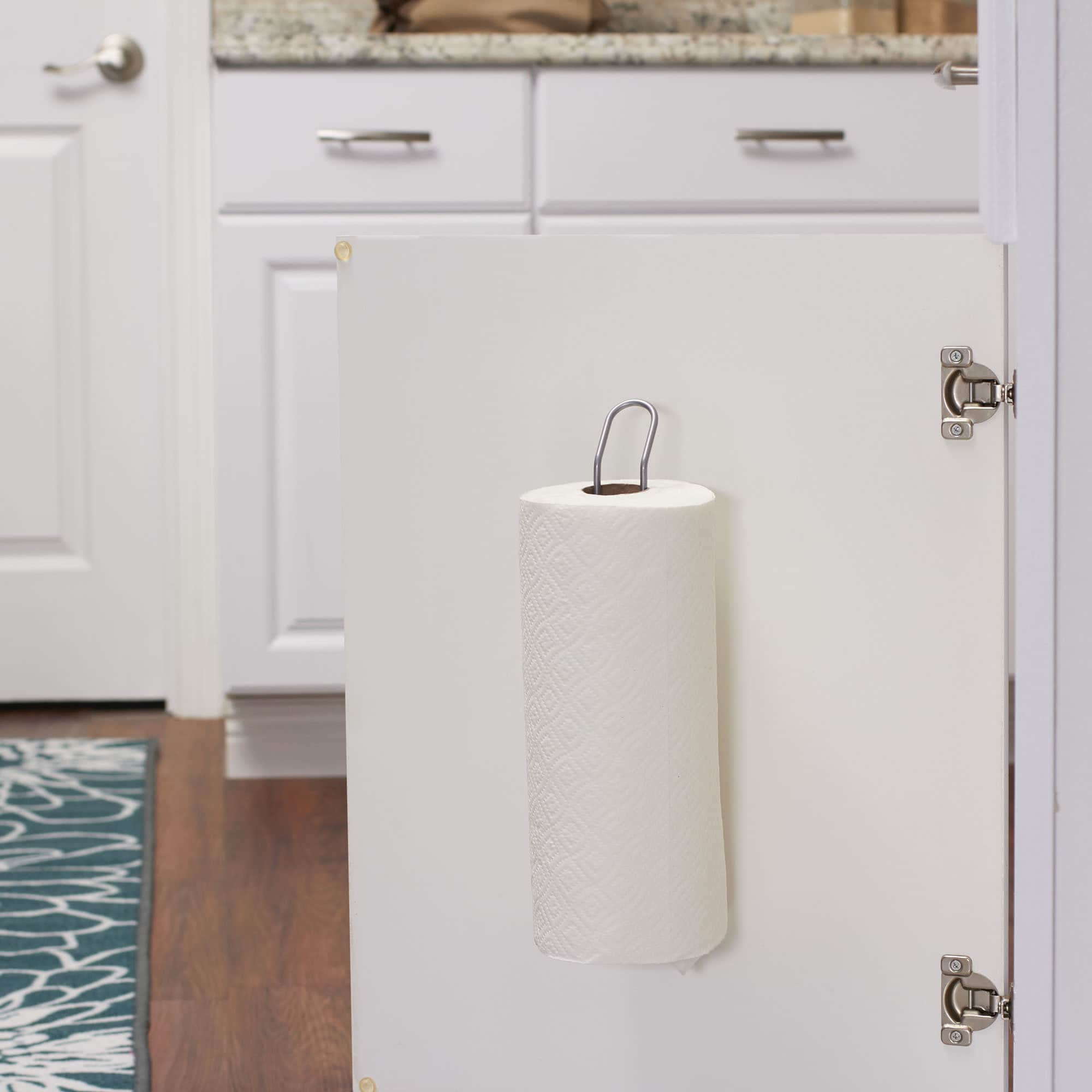 Household Essentials Cabinet Door Paper Towel Holder Mount - Walmart