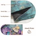 thumbnail image 6 of Spring Purple Flower Round Area Rug 4 FT, Non Slip Indoor Outdoor Rug, Retro Wall Seamless Garden Pastoral Washable Soft Circular Carpet Non-Shedding Floor Mat for Coffee Table Nursery Foyer Balcony, 6 of 8