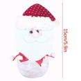 thumbnail image 3 of Luoshdecor Christmas Candy Jars with Snowman Santa Elk Lid,5.9 in Plastic Clear Cookie Jar Snack Food Storage Container for Holiday Party Gift, 3 of 8