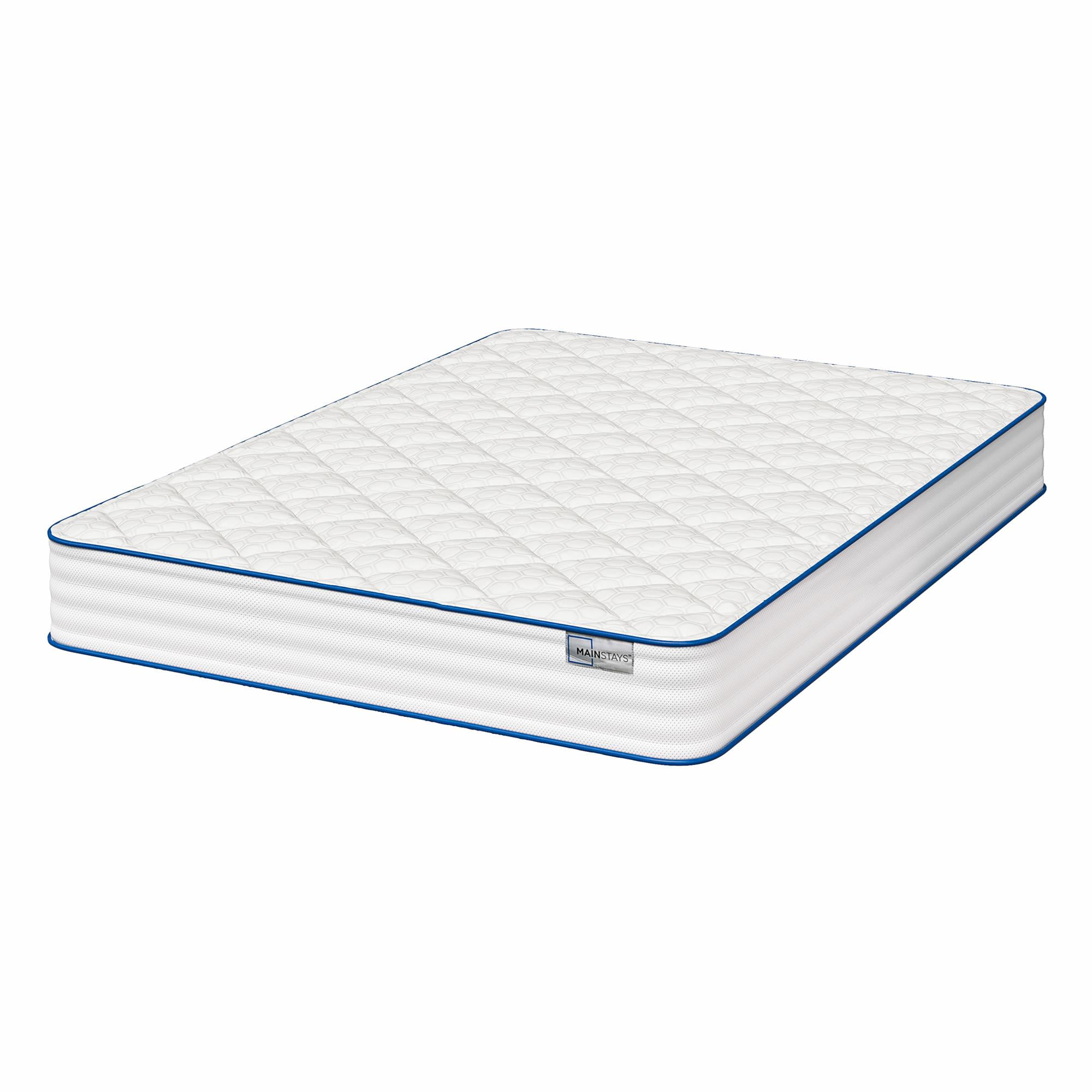 Mainstays 8" Pocket Spring Hybrid Bed Mattress in a Box, Medium Firm Full