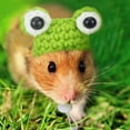 thumbnail image 7 of 2PCS Hamster Hat Mini Hats for Snakes Small Animals Guinea Pig Hat Hamster Clothes Cute Tiny Rat Hat for Snakes Pets Lizards Hamsters Bearded Dragons Holiday Party Costume Accessories, 7 of 7