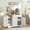White, variant on HOMCOM Modern Sideboard Buffet Cabinet with Storage, 41" Kitchen Storage Cabinet with Doors, Drawer, Adjustable Shelf, Coffee Bar Cabinet, Black