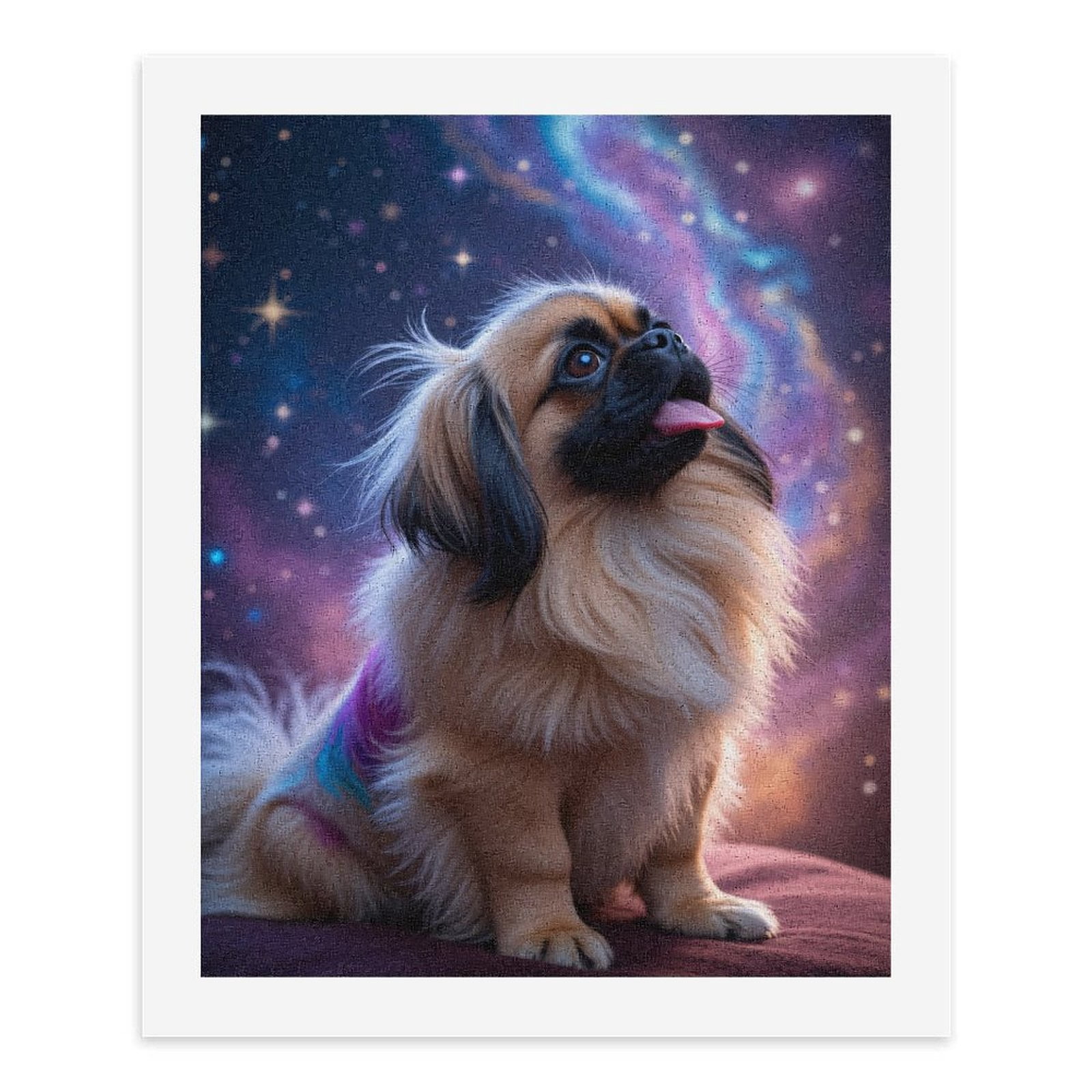 Paint by Numbers Kit for Adults, Dog Dreamy Night Sky Paint by Numbers, Easy Paint by Numbers Kit for Adults Beginner, DIY Adult Paint by Number Kits on Canvas, Home Decor