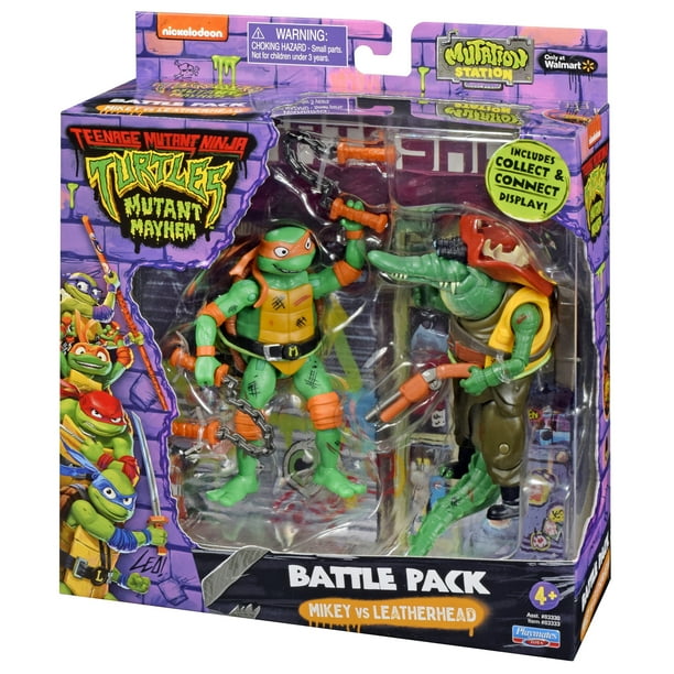 ミサキ　スパイスティー・ホッジポッジ　2点おまとめ Teenage Mutant Ninja Turtles Mutant Figure 2 Pack, Mikey vs